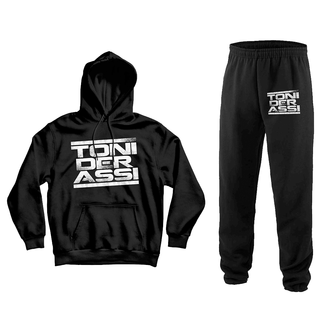 Trainingsanzug - Toni der Assi - Logo [schwarz]