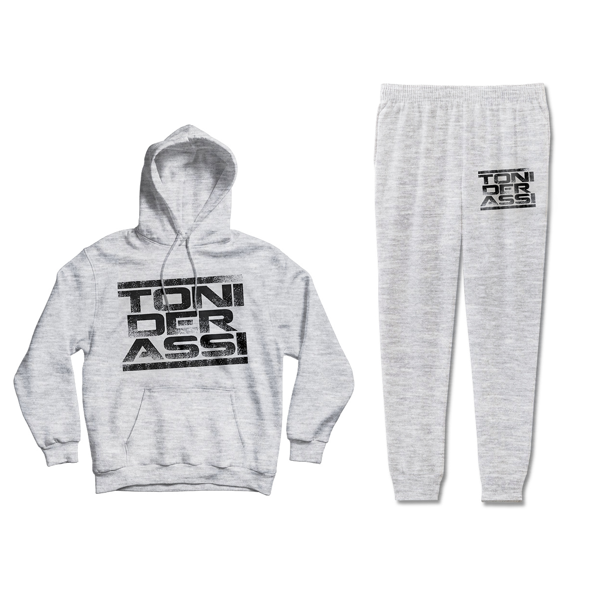 Trainingsanzug - Toni der Assi - Logo [grau]