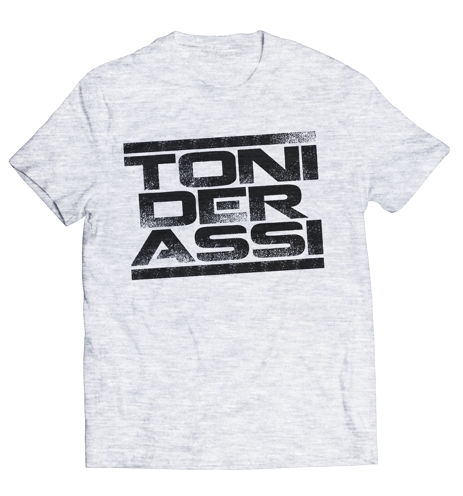 T-Shirt - Toni der Assi - Logo [grau]