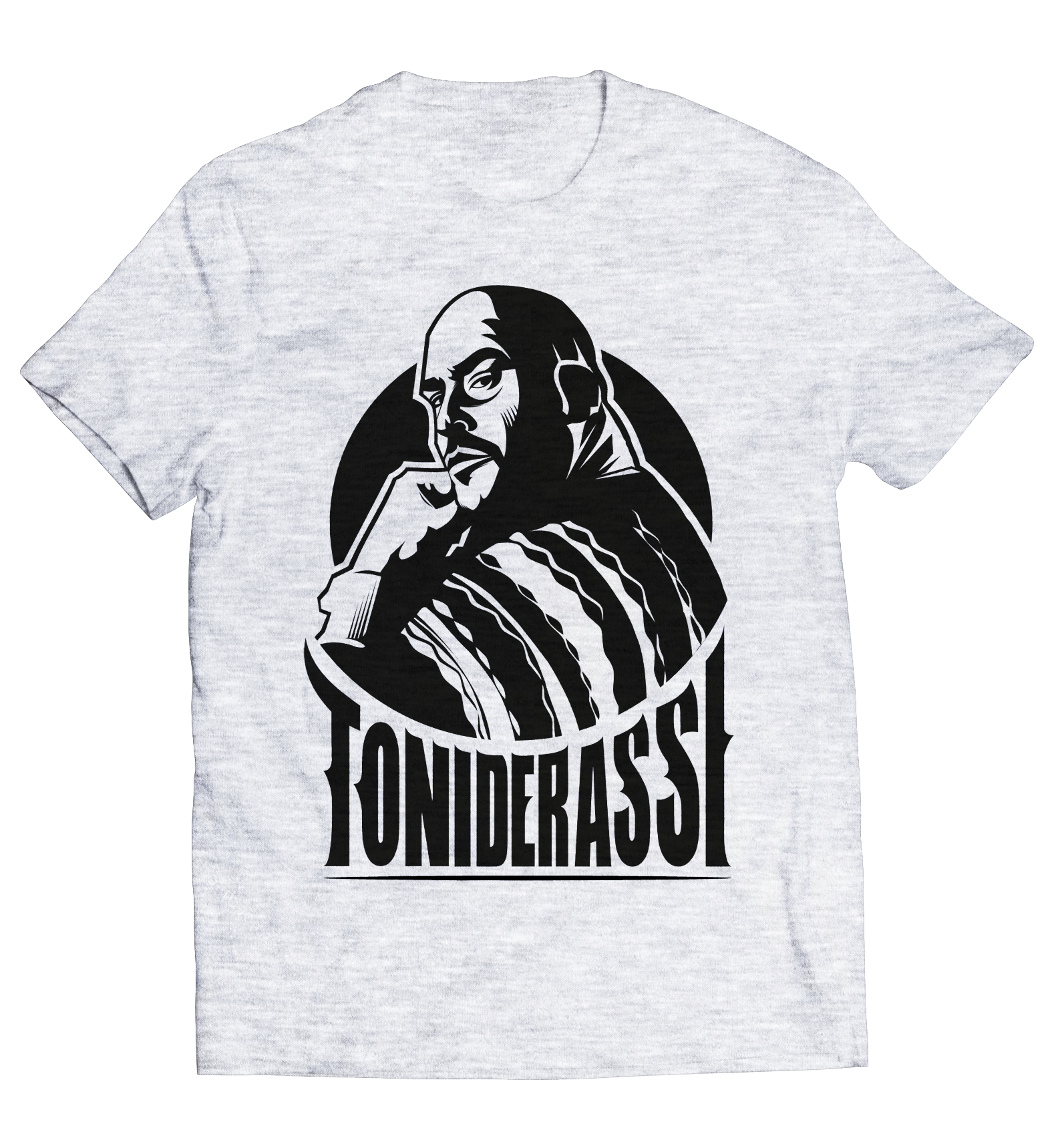 T-Shirt - Toni der Assi [grau]